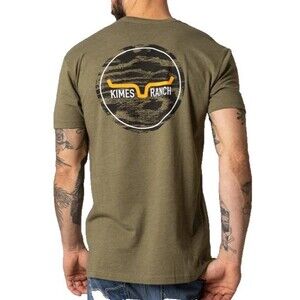 Kimes Ranch T-shirt Short Sleeve NEW with Tags Mens Sz Large Woody Green